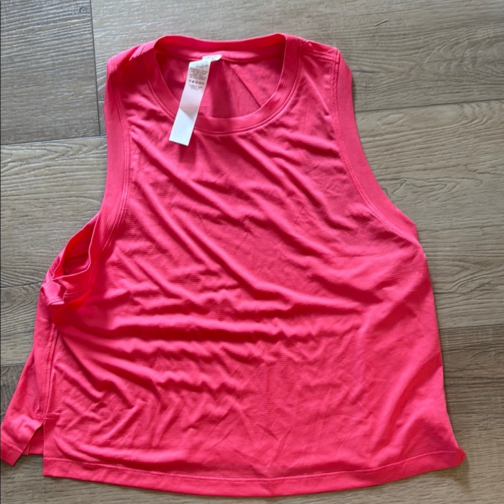 lululemon athletica Vibrant Pink Muscle Tee